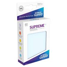 UG Supreme UX Clear 80 Count Sleeves | Rock City Comics