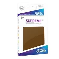 UG Supreme UX Brown 80 Count Sleeves | Rock City Comics