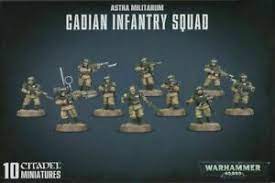 Warhammer 40K Astra Militarum: Cadian Infantry Squad | Rock City Comics