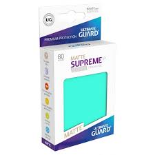 UG Supreme UX  Matte Turquoise 80 Count Sleeves | Rock City Comics