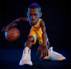 Small-Stars NBA 12" Lebron James Lakers/Gold | Rock City Comics