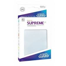 UG Supreme UX Matte Frosted 80 Count Sleeves | Rock City Comics