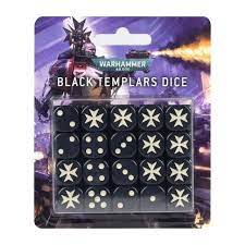 Warhammer 40K Black Templars Dice | Rock City Comics