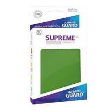 UG Supreme UX Green 80 Count Sleeves | Rock City Comics