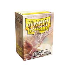 Dragon Shield Non-Glare Matte Clear 100 Count Sleeves | Rock City Comics