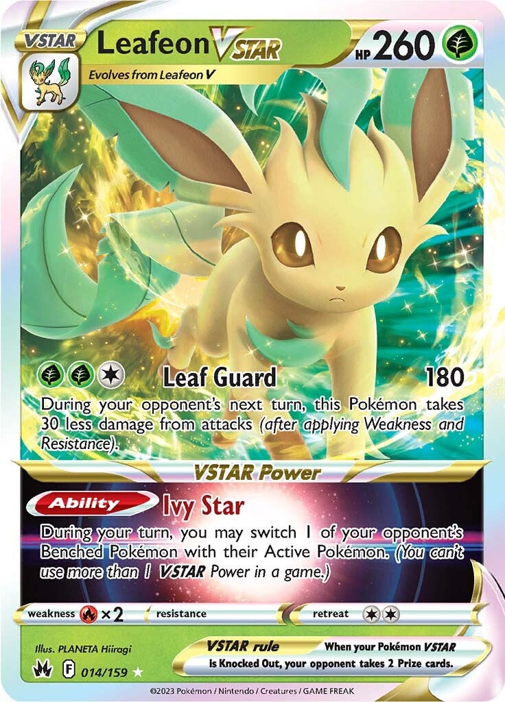 Leafeon VSTAR (014/159) [Sword & Shield: Crown Zenith] | Rock City Comics