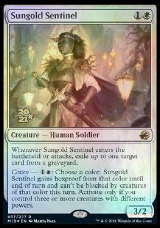 Sungold Sentinel [Innistrad: Midnight Hunt Prerelease Promos] | Rock City Comics