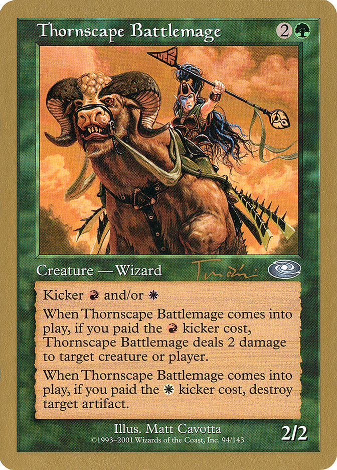 Thornscape Battlemage (Jan Tomcani) [World Championship Decks 2001] | Rock City Comics