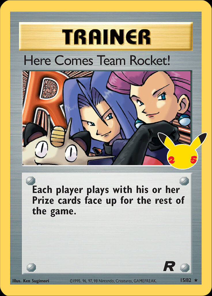 Here Comes Team Rocket! (15/82) [Celebrations: 25th Anniversary - Classic Collection] | Rock City Comics