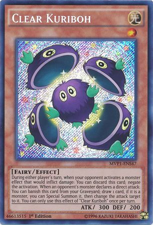 Clear Kuriboh [MVP1-ENS47] Secret Rare | Rock City Comics