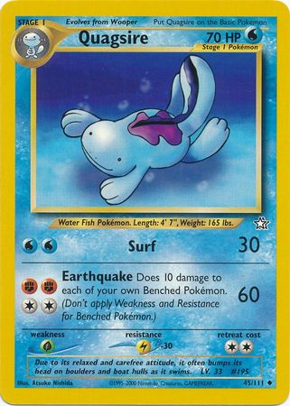 Quagsire (45/111) [Neo Genesis Unlimited] | Rock City Comics