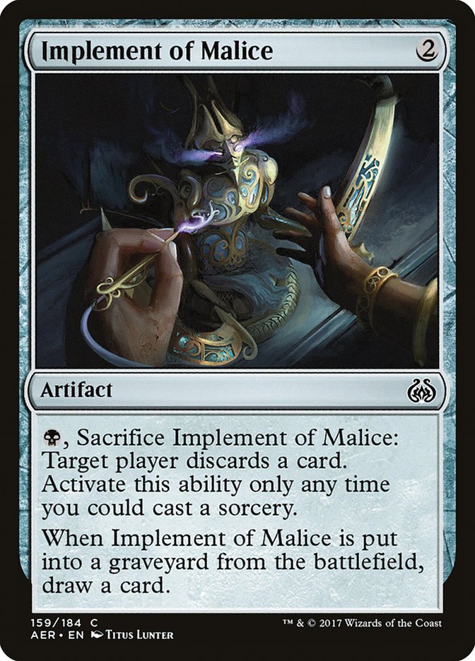 Implement of Malice [Aether Revolt] | Rock City Comics