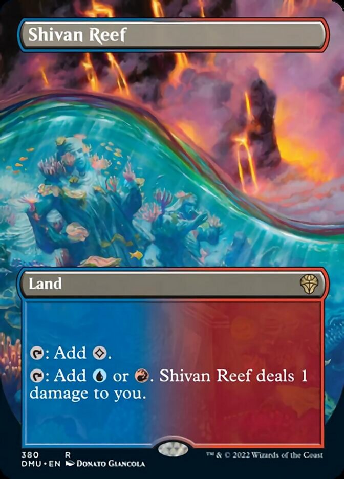 Shivan Reef (Borderless Alternate Art) [Dominaria United] | Rock City Comics