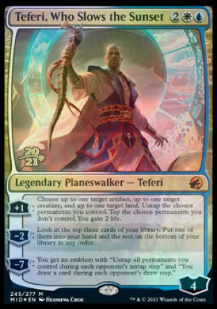 Teferi, Who Slows the Sunset [Innistrad: Midnight Hunt Prerelease Promos] | Rock City Comics