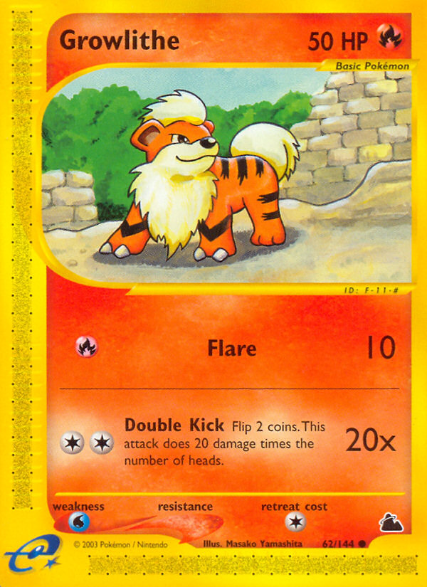 Growlithe (62/144) [Skyridge] | Rock City Comics