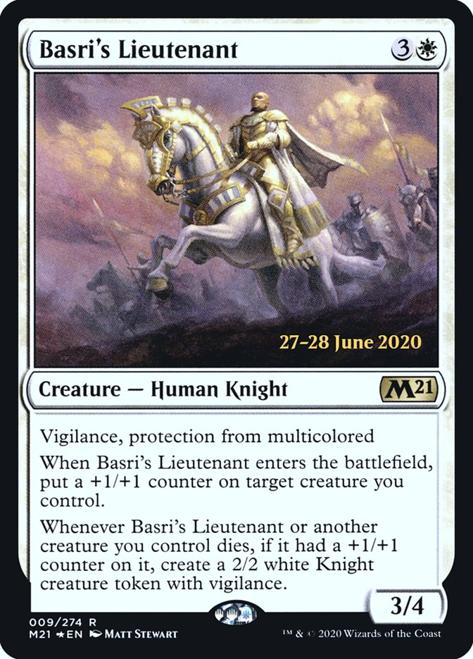 Basri's Lieutenant  [Core Set 2021 Prerelease Promos] | Rock City Comics