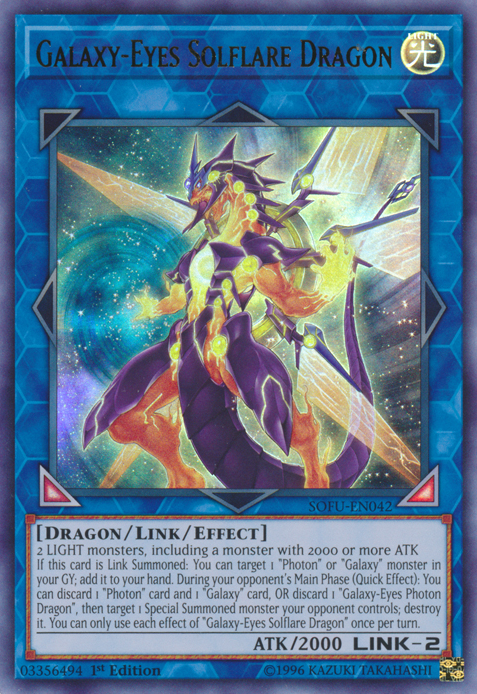 Galaxy-Eyes Solflare Dragon [SOFU-EN042] Ultra Rare | Rock City Comics