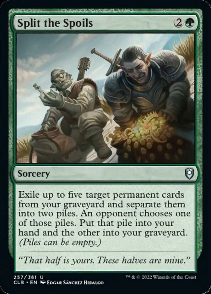 Split the Spoils [Commander Legends: Battle for Baldur's Gate] | Rock City Comics
