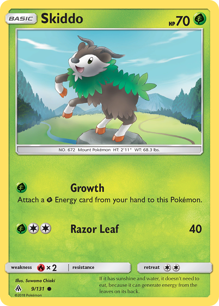 Skiddo (9/131) [Sun & Moon: Forbidden Light] | Rock City Comics