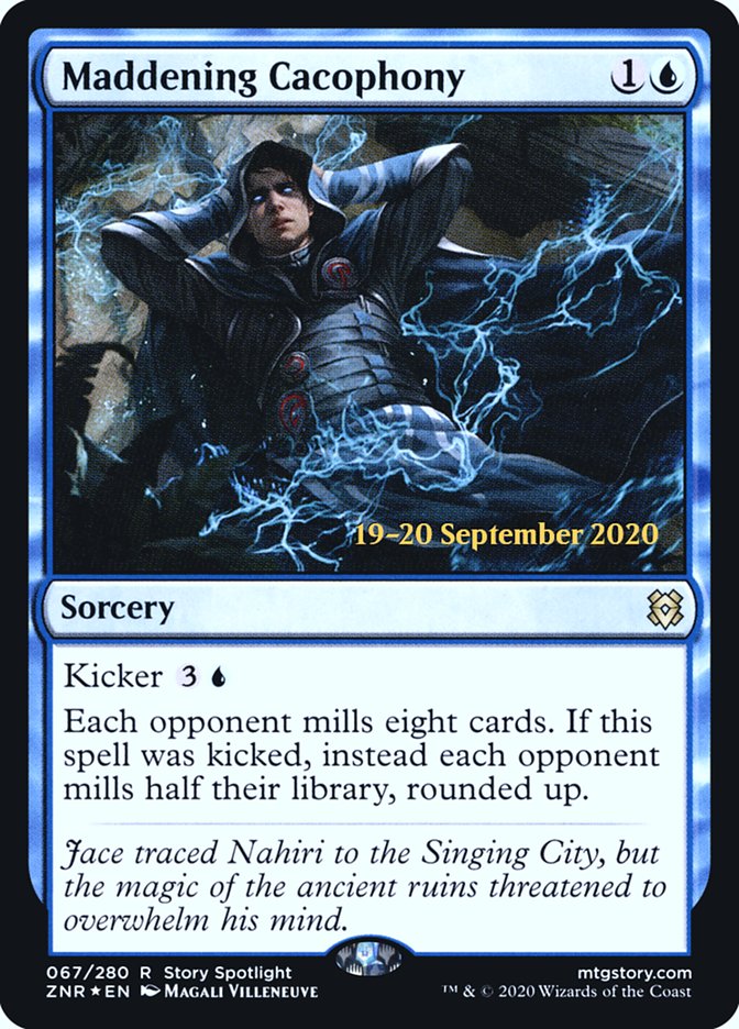 Maddening Cacophony [Zendikar Rising Prerelease Promos] | Rock City Comics