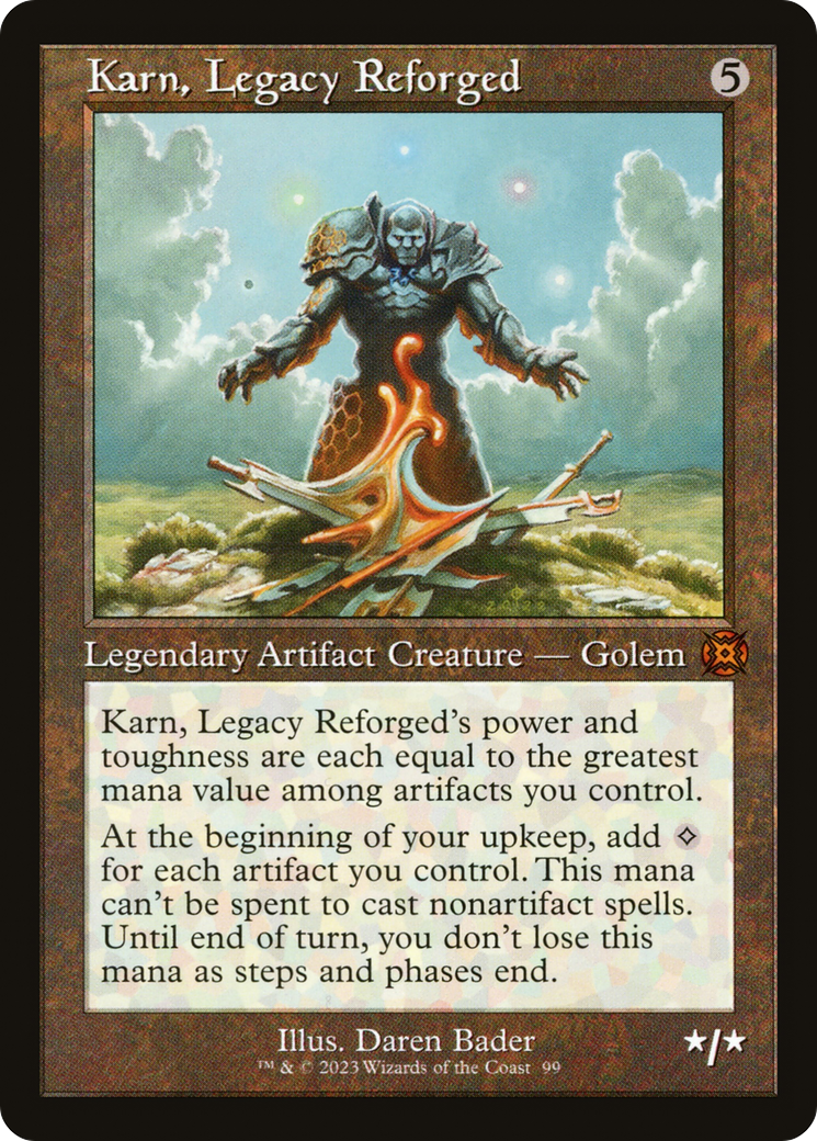 Karn, Legacy Reforged (Retro) [March of the Machine: The Aftermath] | Rock City Comics