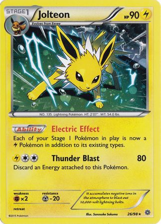 Jolteon (26/98) (Cosmos Holo) [XY: Ancient Origins] | Rock City Comics