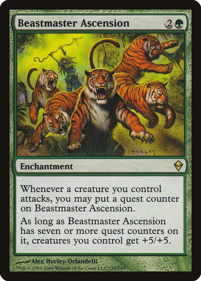 Beastmaster Ascension [Zendikar] | Rock City Comics