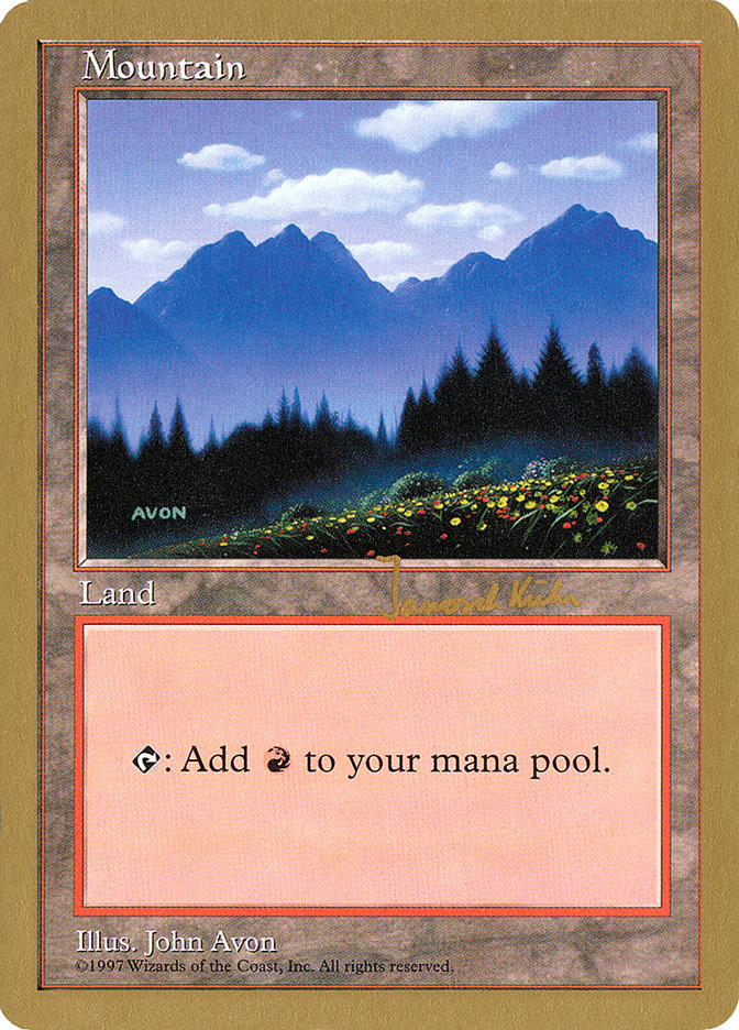 Mountain (jk445) (Janosch Kuhn) [World Championship Decks 1997] | Rock City Comics