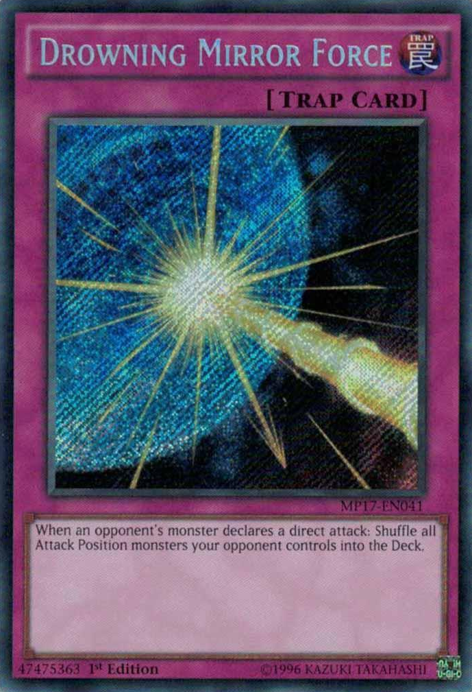 Drowning Mirror Force [MP17-EN041] Secret Rare | Rock City Comics