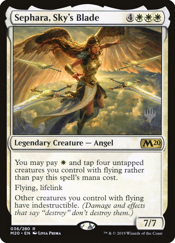 Sephara, Sky's Blade (Promo Pack) [Core Set 2020 Promos] | Rock City Comics