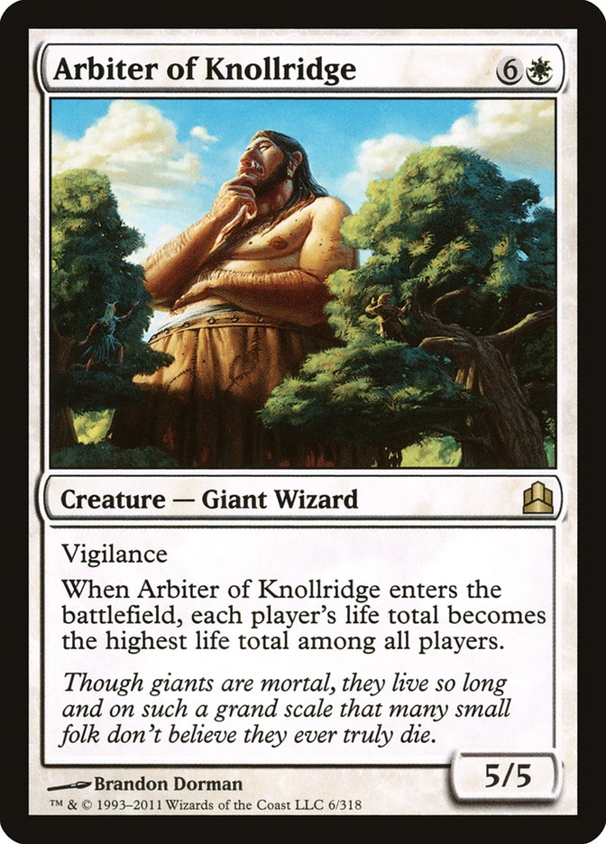 Arbiter of Knollridge [Commander 2011] | Rock City Comics