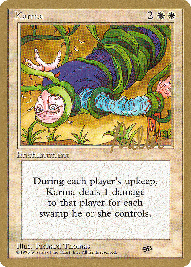 Karma (Preston Poulter) (SB) [Pro Tour Collector Set] | Rock City Comics