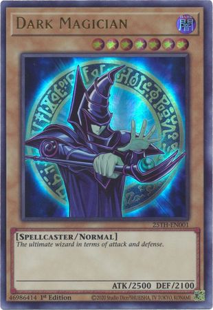 Dark Magician [25TH-EN001] Ultra Rare | Rock City Comics