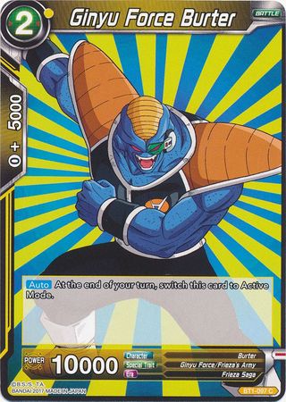 Ginyu Force Burter [BT1-097] | Rock City Comics