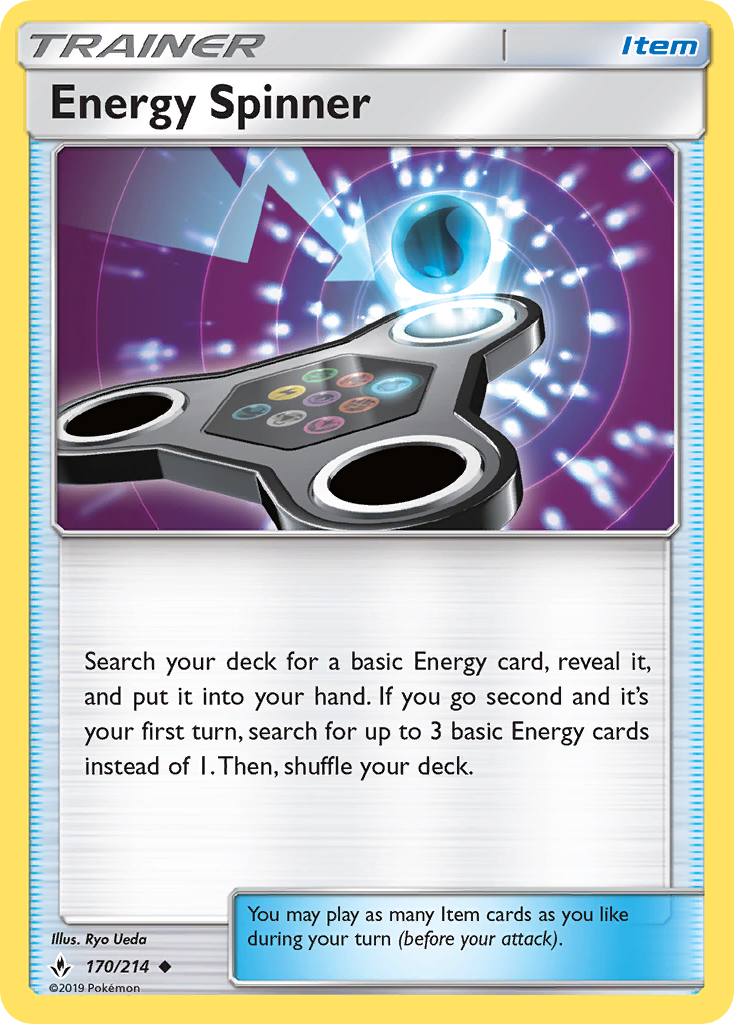 Energy Spinner (170/214) [Sun & Moon: Unbroken Bonds] | Rock City Comics