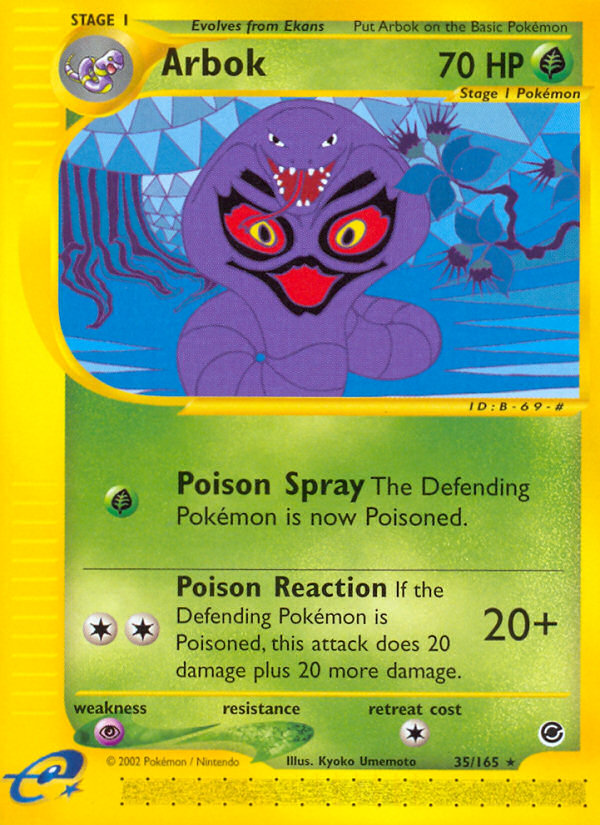 Arbok (35/165) [Expedition: Base Set] | Rock City Comics