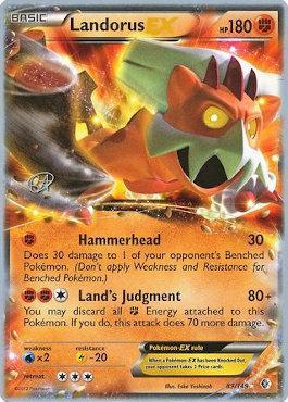 Landorus EX (89/149) (The Flying Hammer - Rowan Stavenow) [World Championships 2015] | Rock City Comics