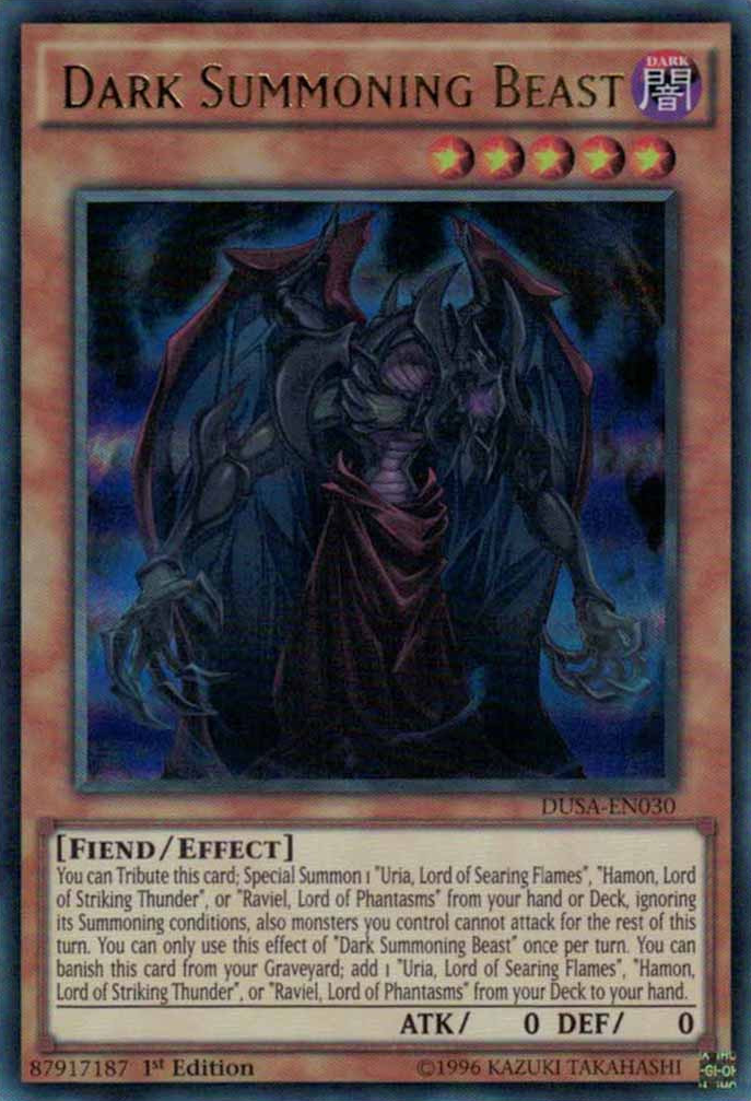 Dark Summoning Beast [DUSA-EN030] Ultra Rare | Rock City Comics