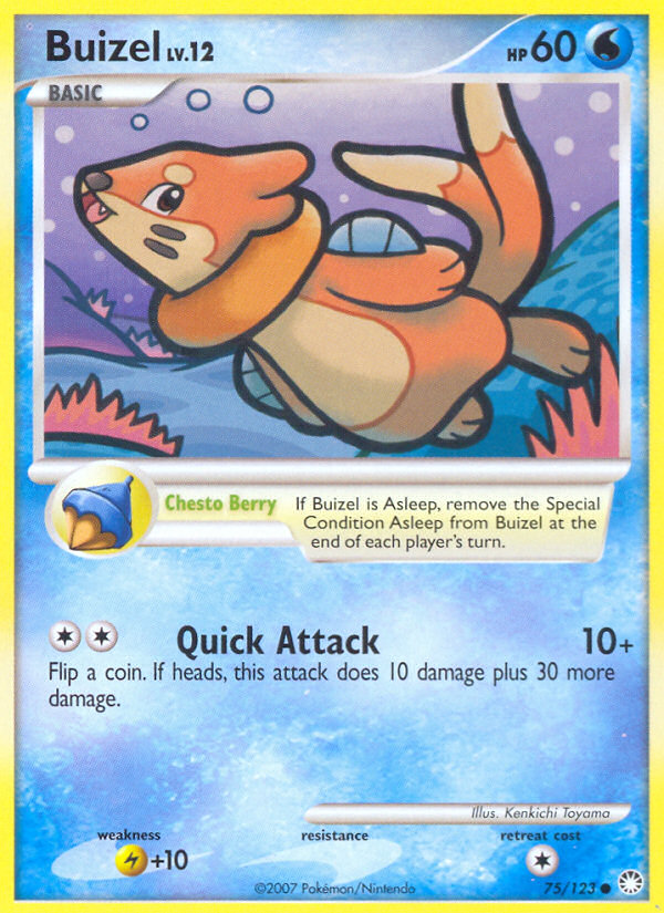 Buizel (75/123) [Diamond & Pearl: Mysterious Treasures] | Rock City Comics