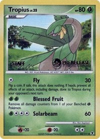 Tropius (52/111) (Staff Prerelease Promo) [Nintendo: Black Star Promos] | Rock City Comics