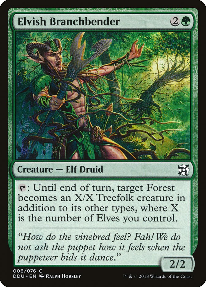 Elvish Branchbender [Duel Decks: Elves vs. Inventors] | Rock City Comics