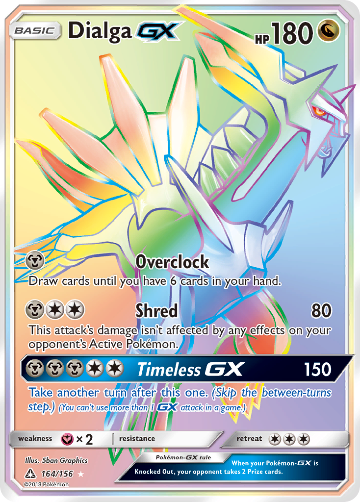 Dialga GX (164/156) [Sun & Moon: Ultra Prism] | Rock City Comics