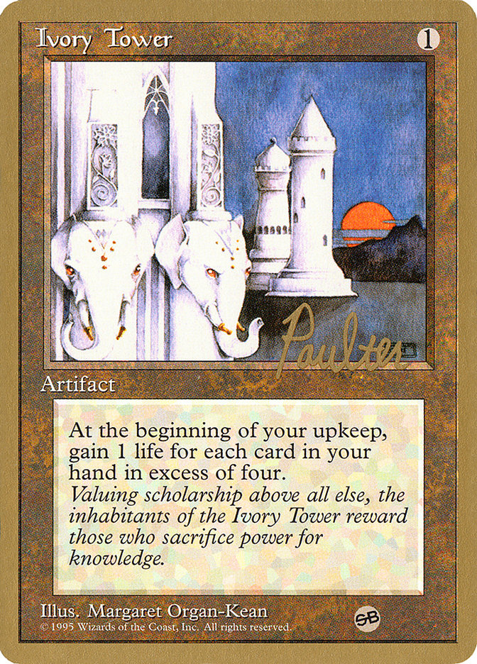 Ivory Tower (Preston Poulter) (SB) [Pro Tour Collector Set] | Rock City Comics