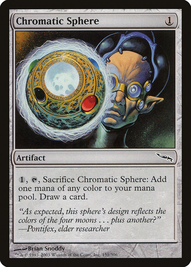 Chromatic Sphere [Mirrodin] | Rock City Comics