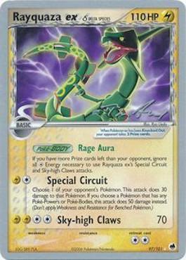 Rayquaza ex (97/101) (Delta Species) (Legendary Ascent - Tom Roos) [World Championships 2007] | Rock City Comics