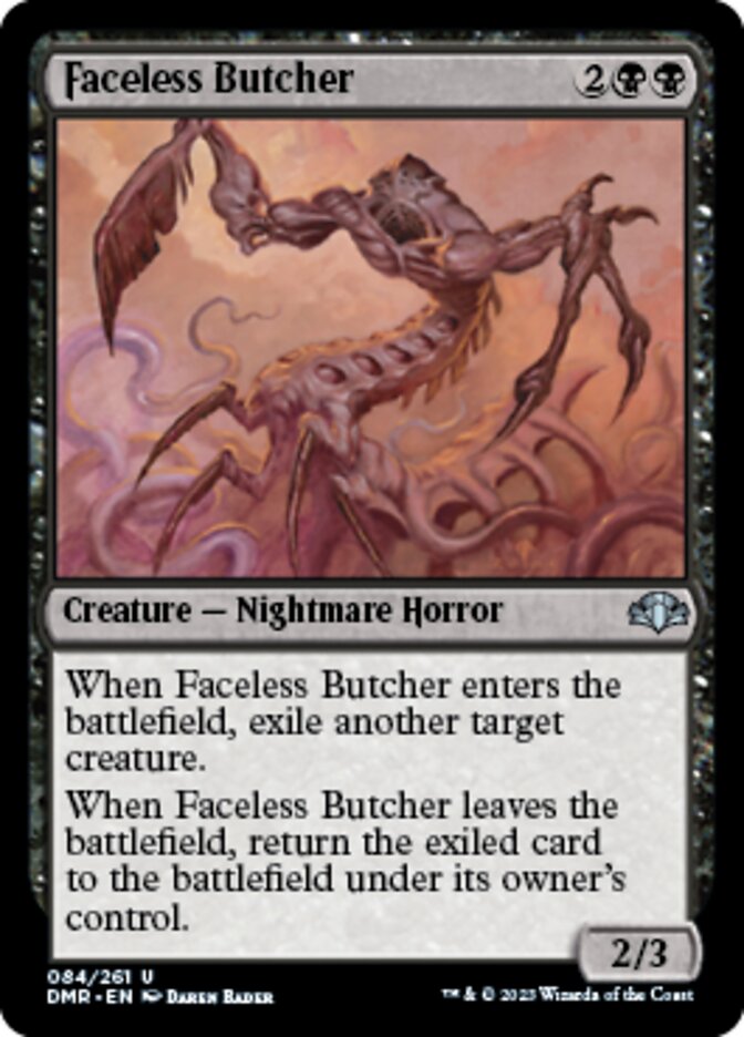 Faceless Butcher [Dominaria Remastered] | Rock City Comics