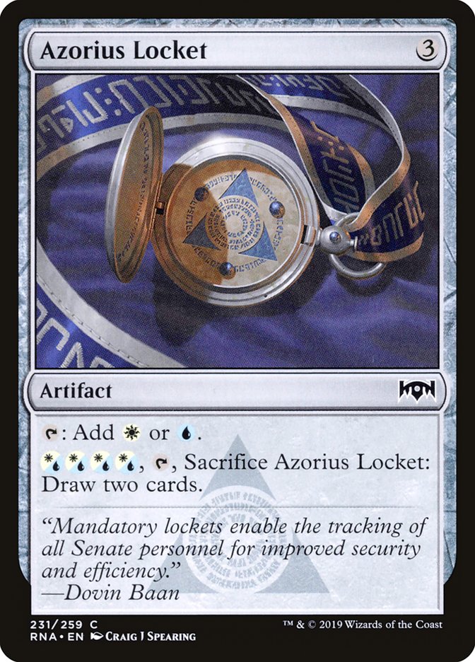 Azorius Locket [Ravnica Allegiance] | Rock City Comics