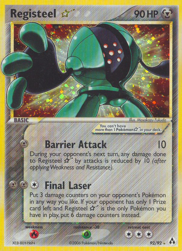 Registeel Star (92/92) [EX: Legend Maker] | Rock City Comics