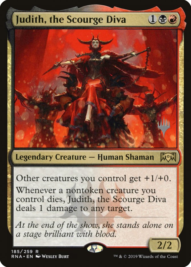 Judith, the Scourge Diva (Promo Pack) [Ravnica Allegiance Promos] | Rock City Comics