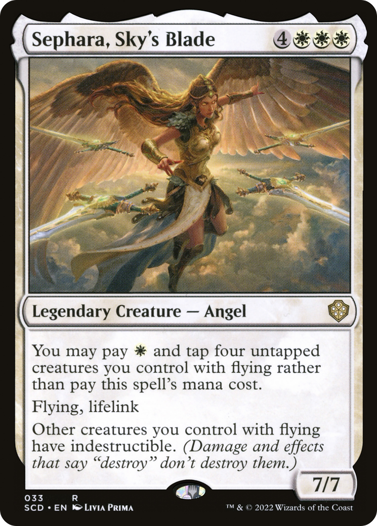 Sephara, Sky's Blade [Starter Commander Decks] | Rock City Comics